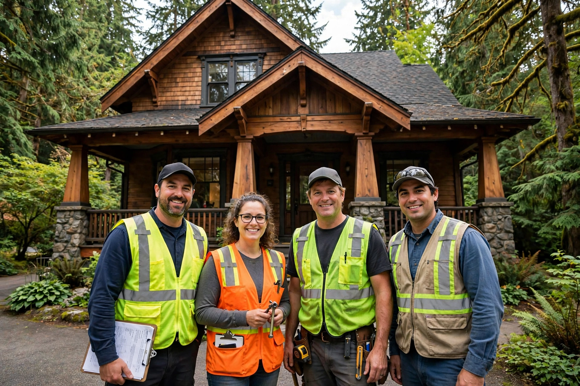 Friendly roofing inspector from Roof Inspection Crew in Edmonds, WA